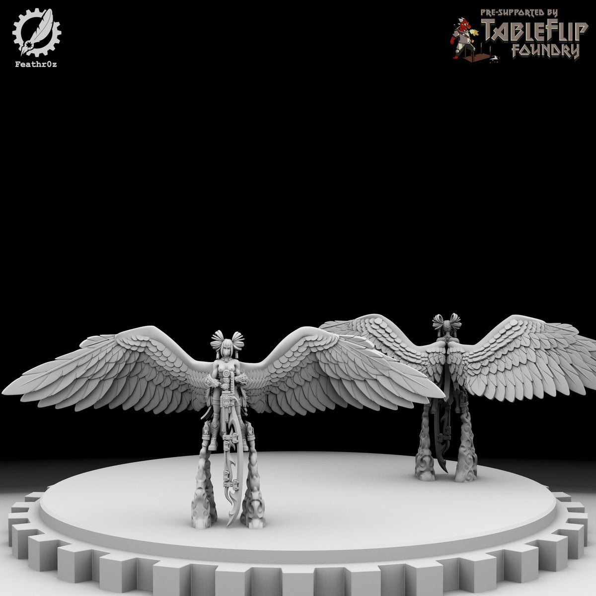 Aurora Vanguard Sergeants (Pack 2) resin figure