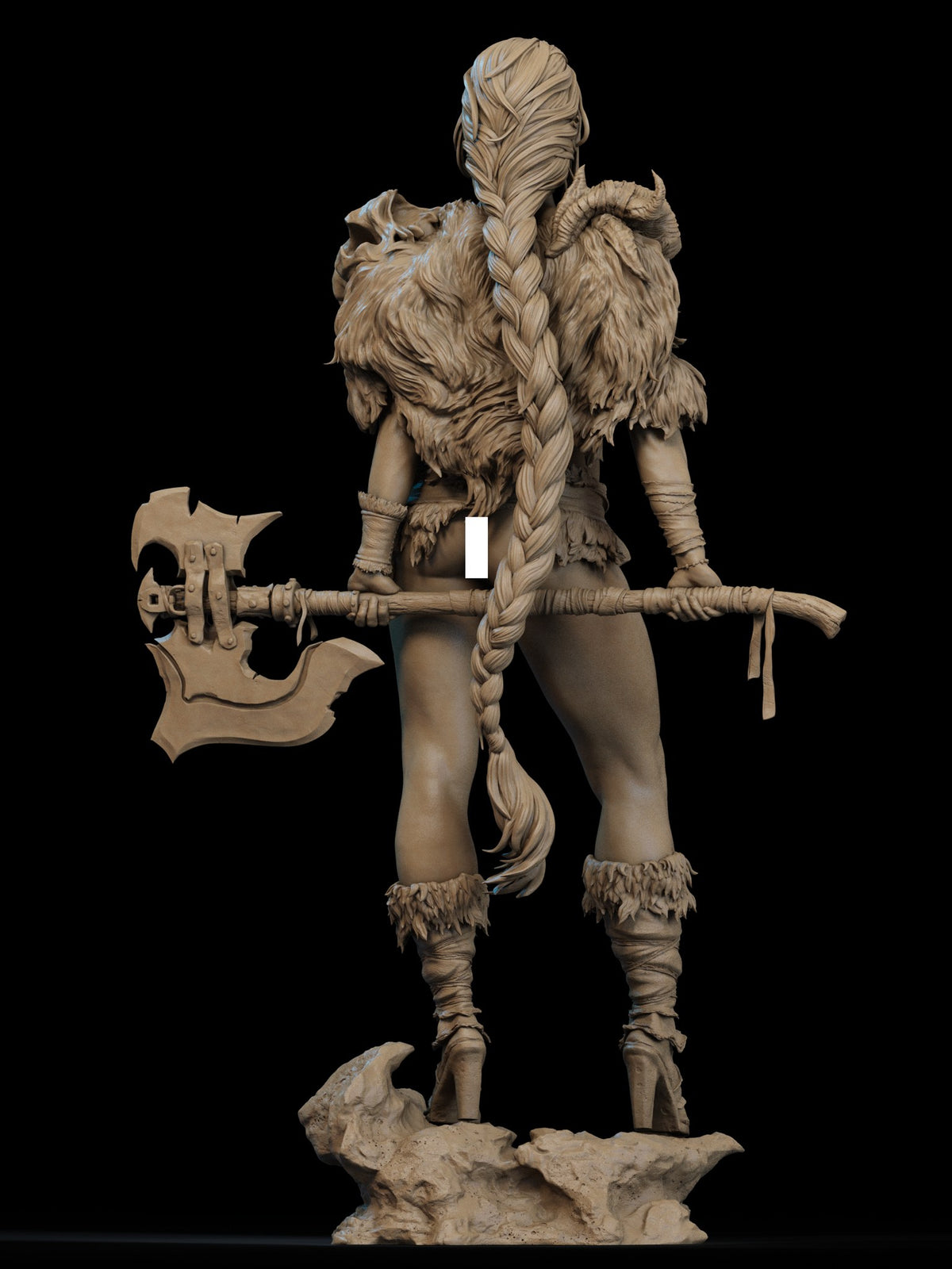 Barbarian Queen resin figure