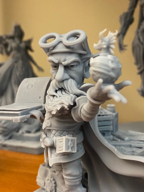 Alvynn the Alchemist (Version B) | 3D Printed Figure | Art Piece | Nerikson | Nerdy Creations