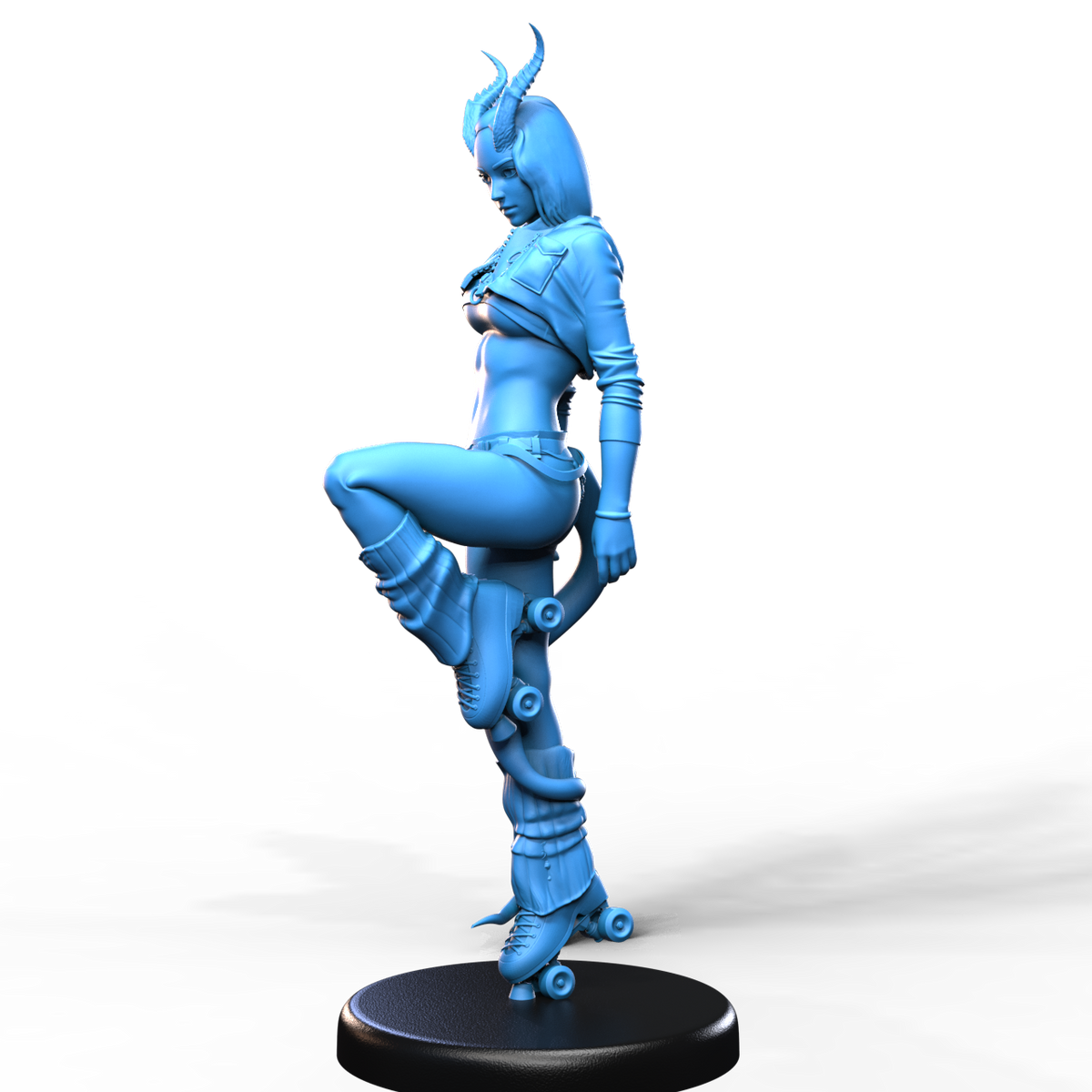 Nyx Rollfire resin figure