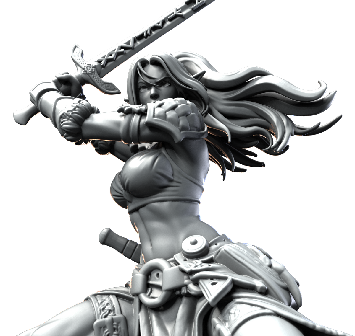 Tharna, the Stone-Hearted resin figure