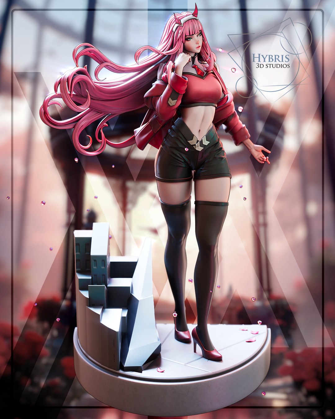 Zero-Two resin figure