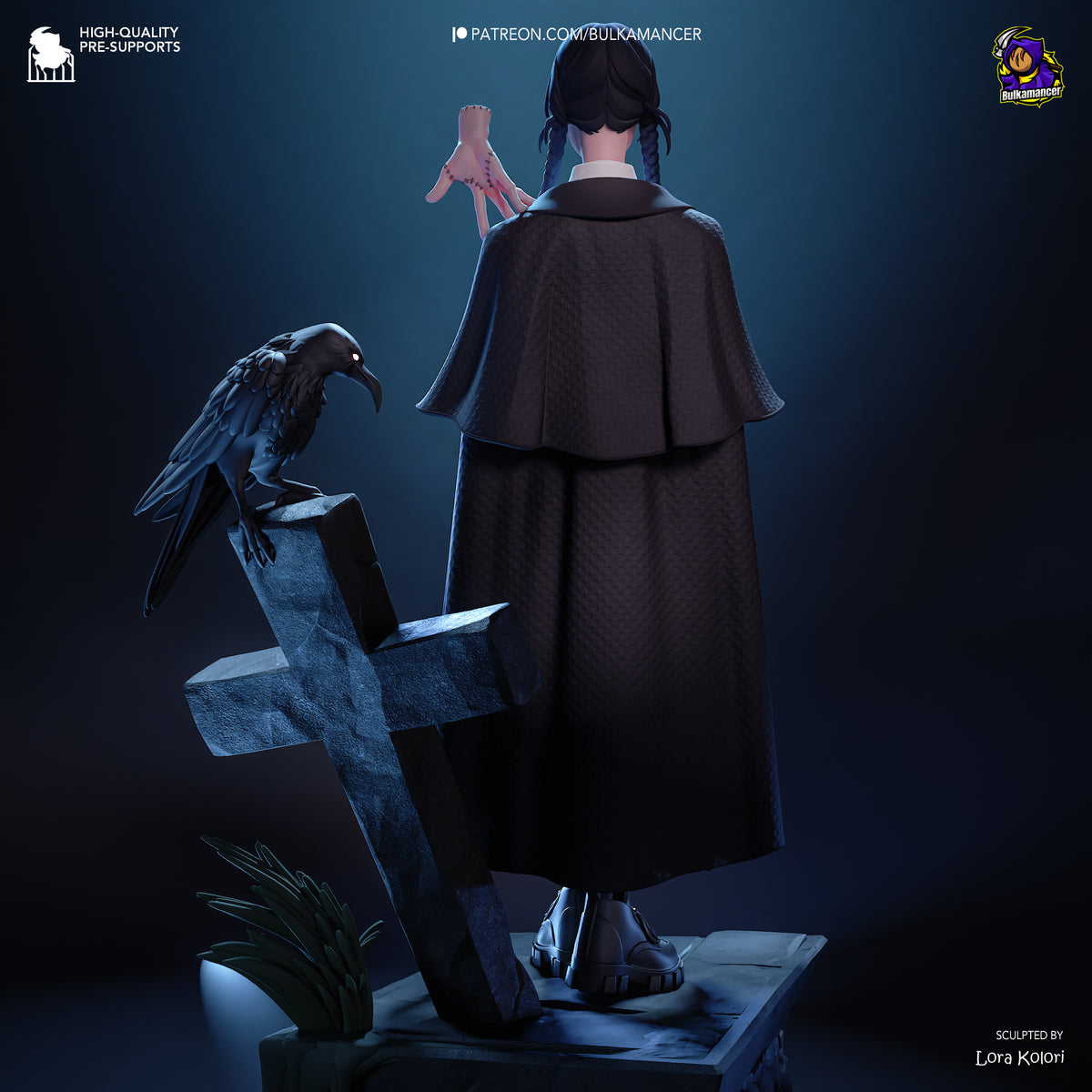 Gothic Daughter Without Cape resin figure