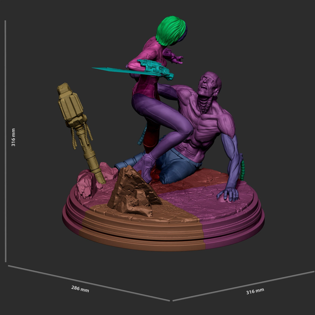 Evie resin figure