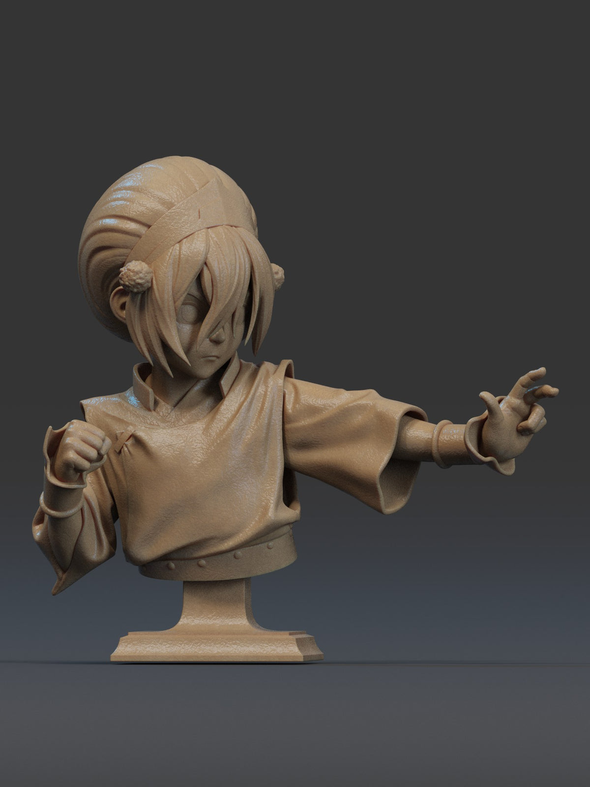 Toph Beifong resin figure