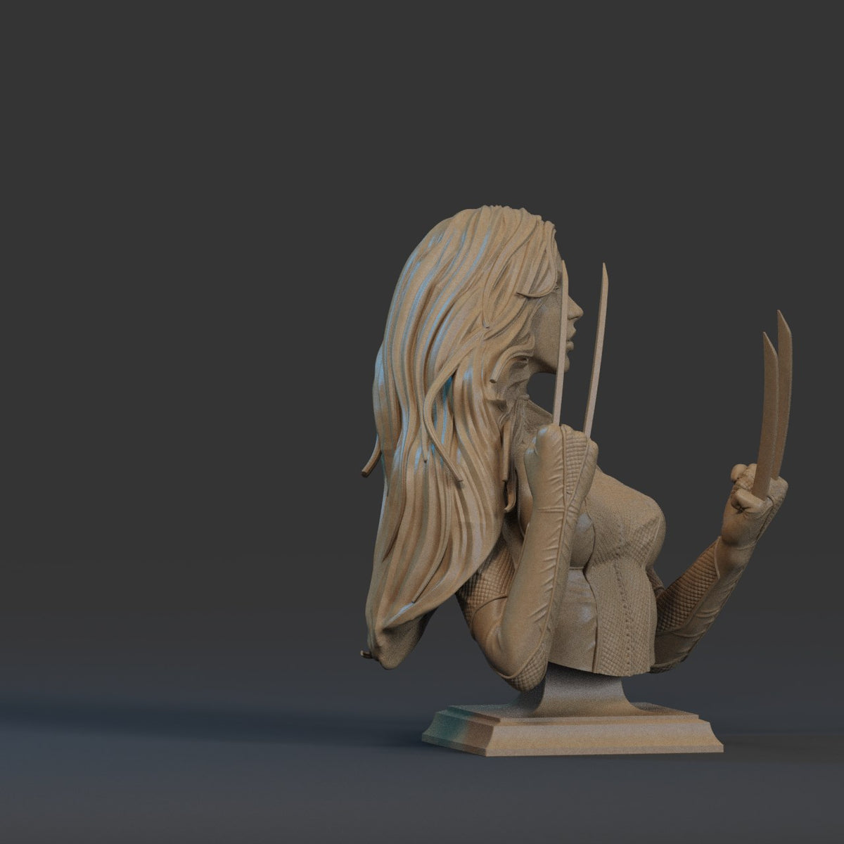X-23 resin figure