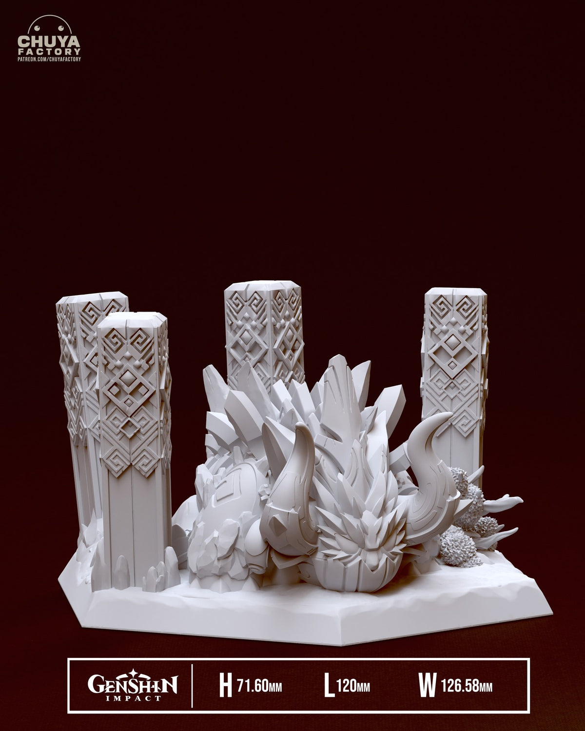 Chibi Azhdaha resin figure