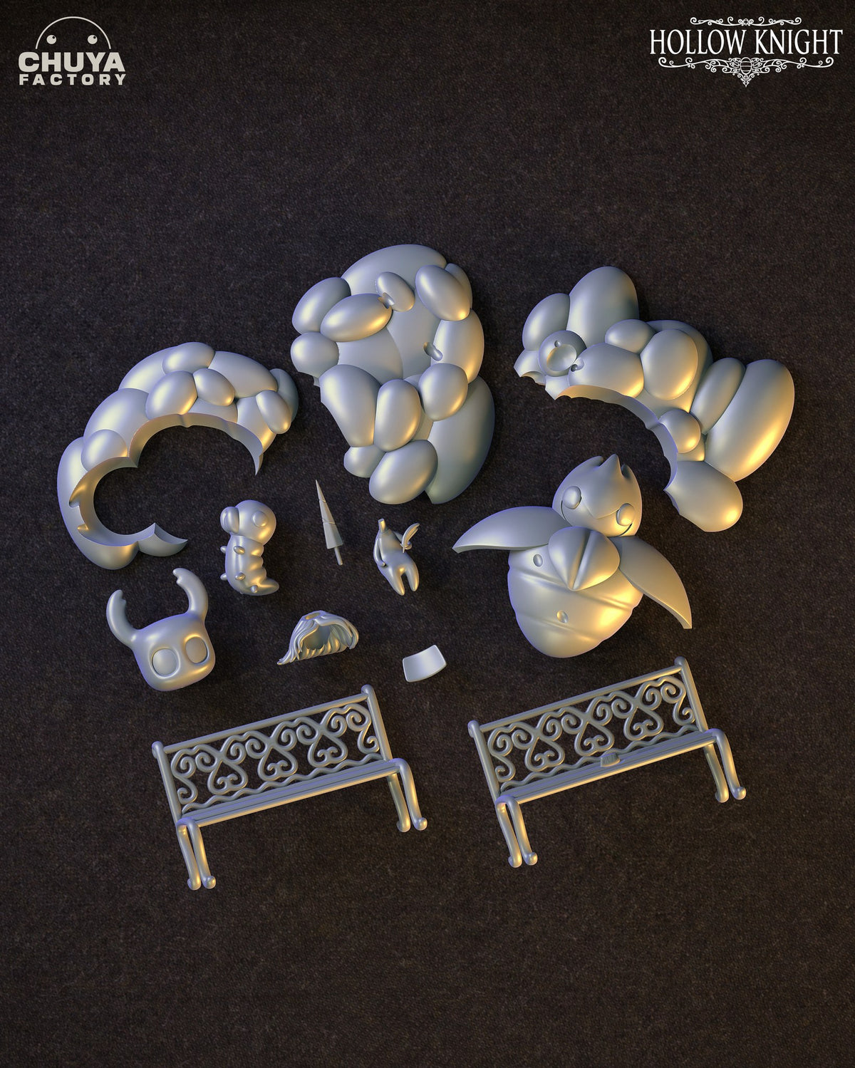 Chibi Hollow Knight resin figure