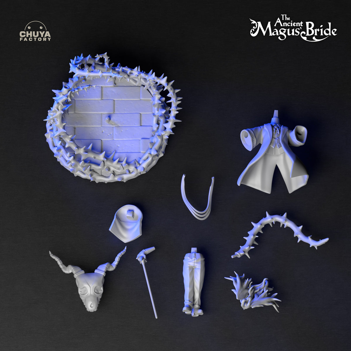 Elias resin figure