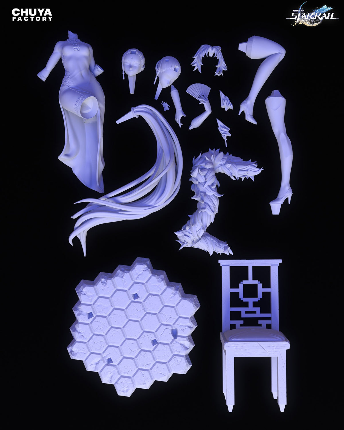 Feixiao resin figure