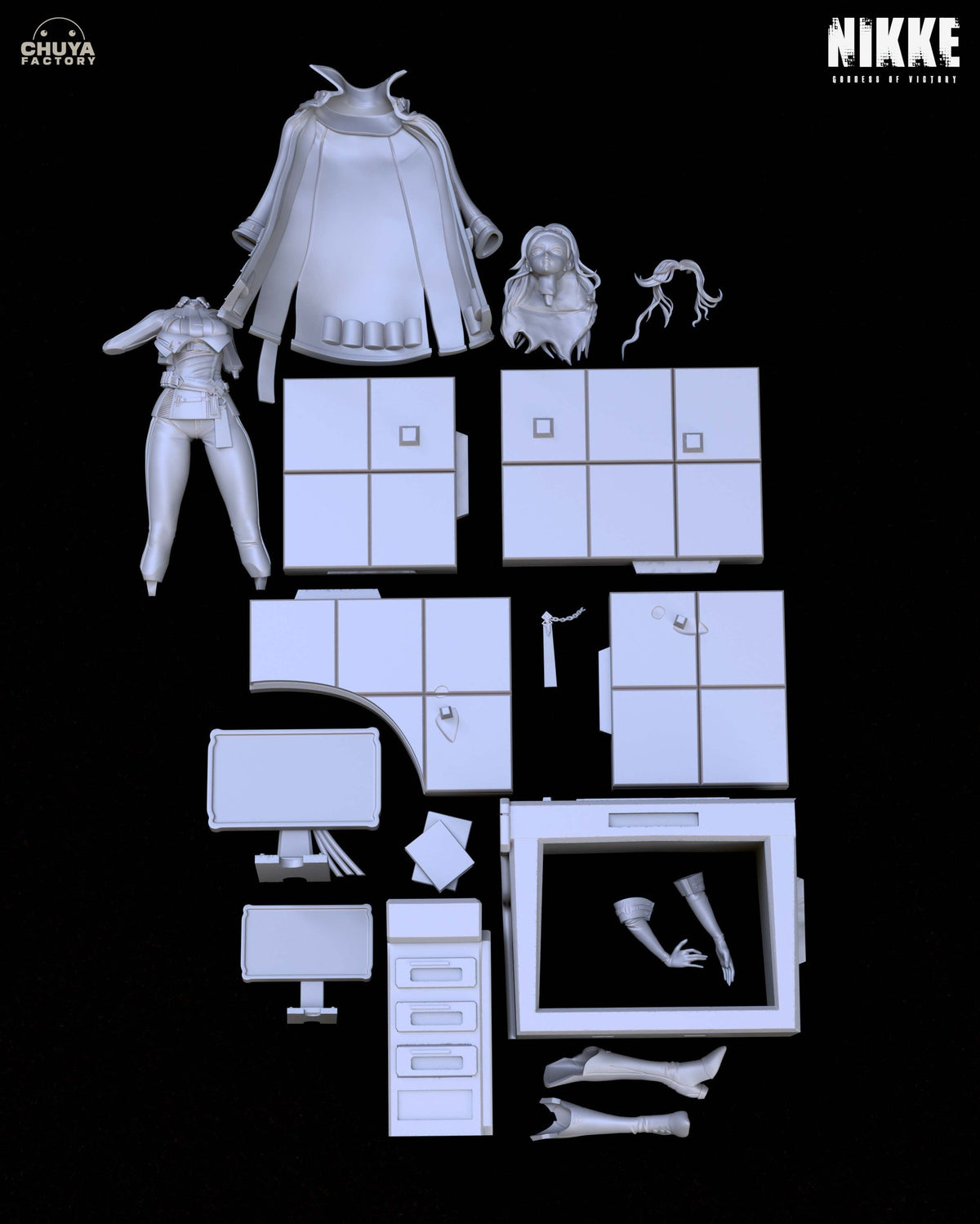 Ingrid resin figure