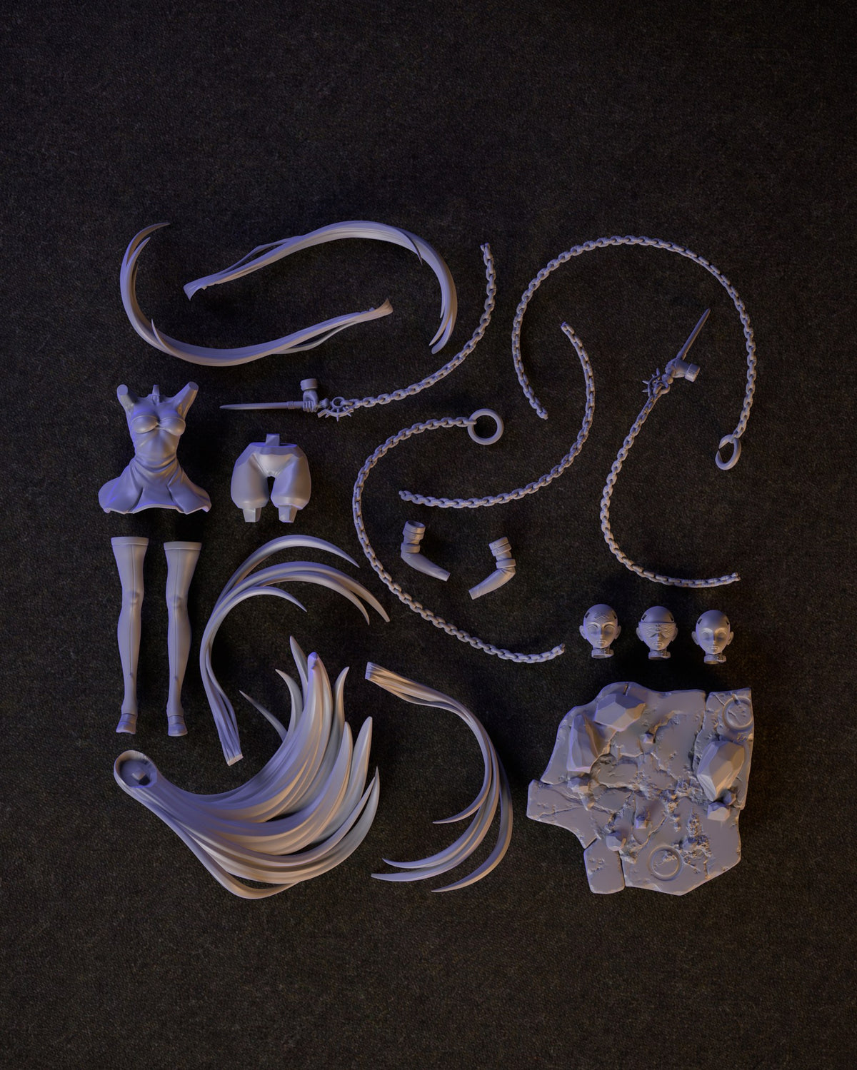 Medusa resin figure