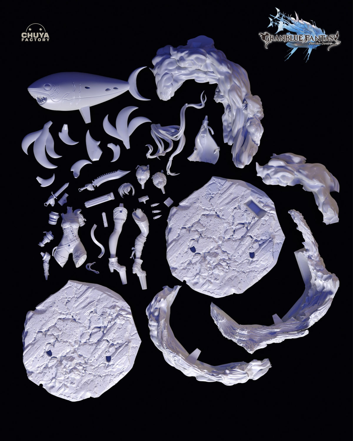 Meg resin figure