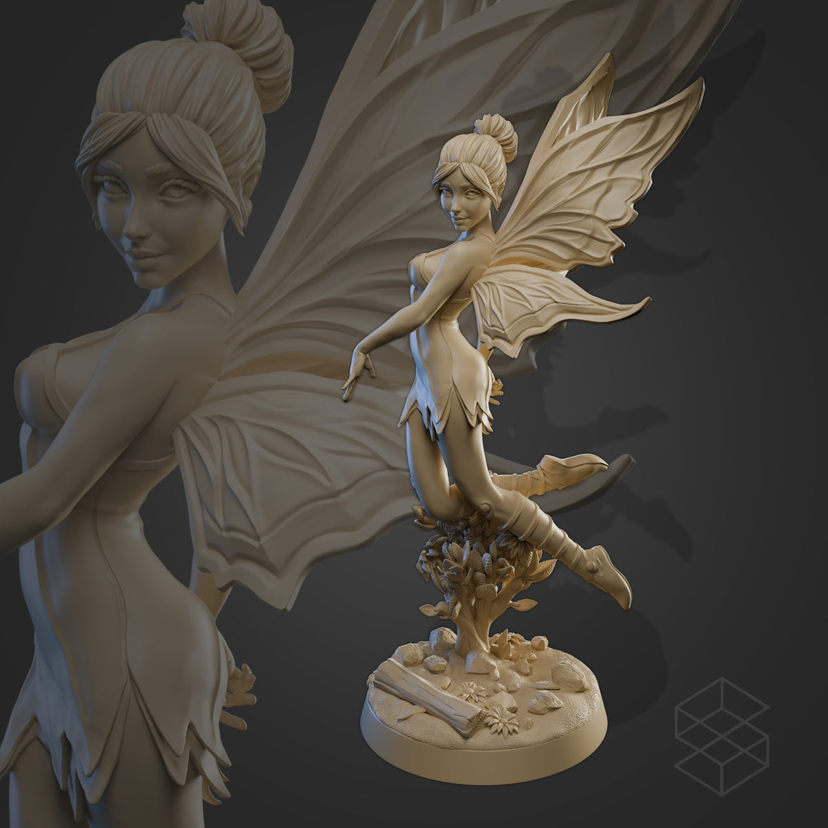 Elowen resin figure