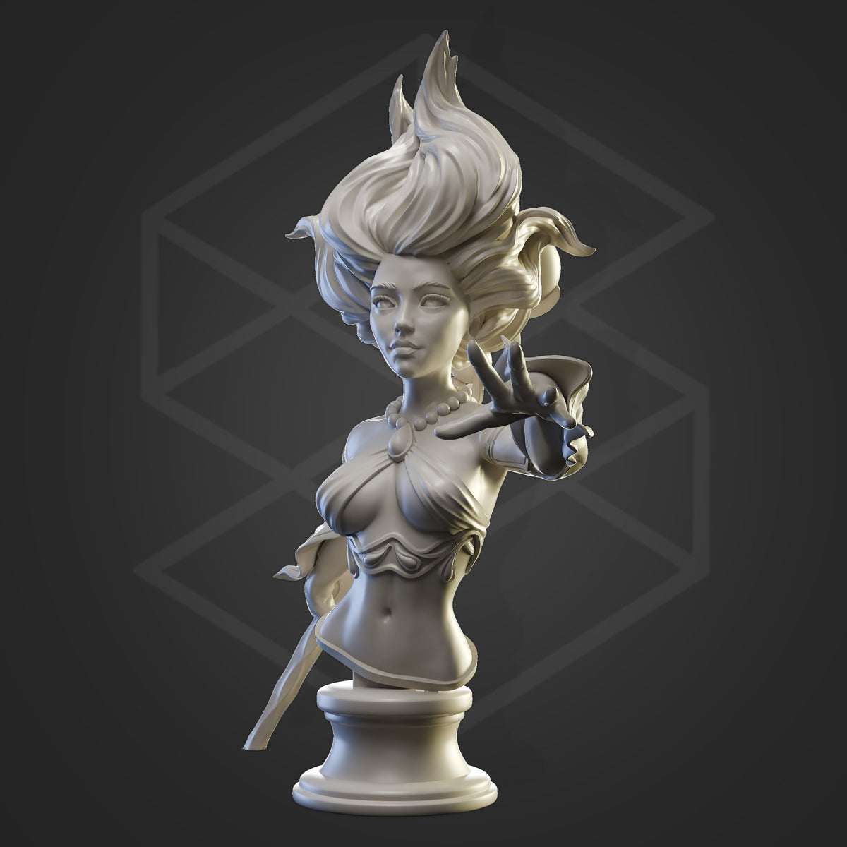 Rivalith resin figure