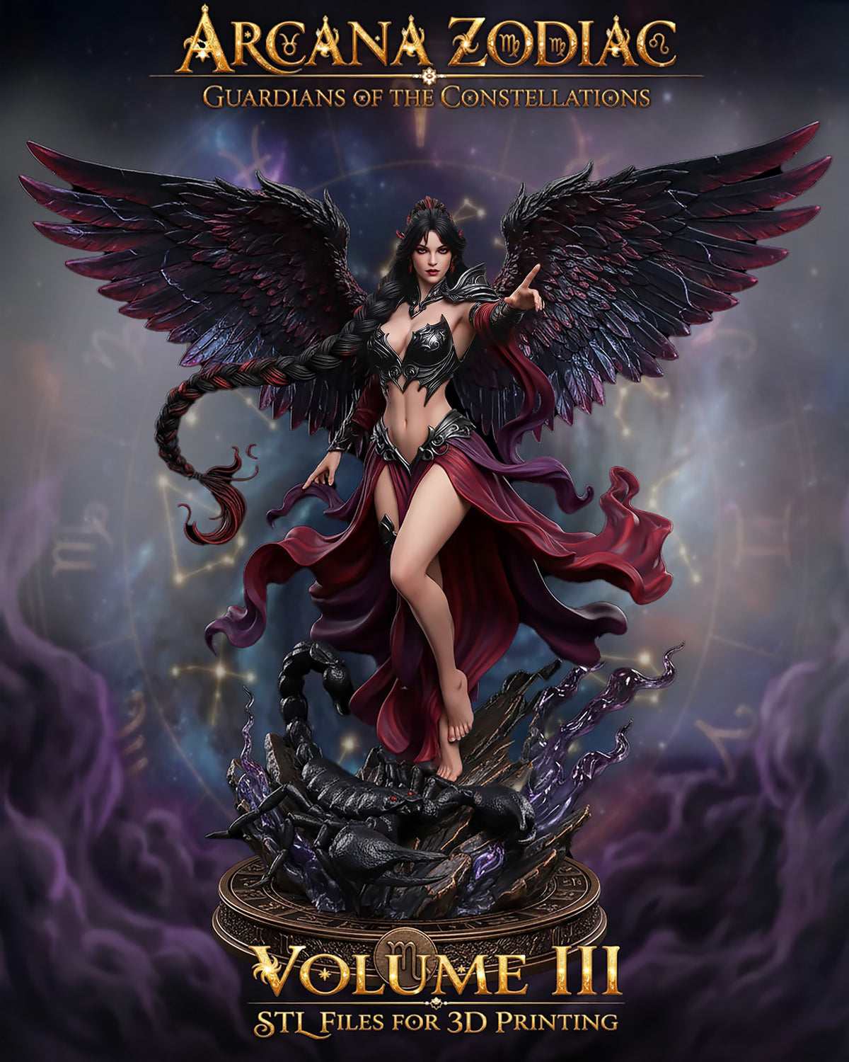 Scorpio resin figure