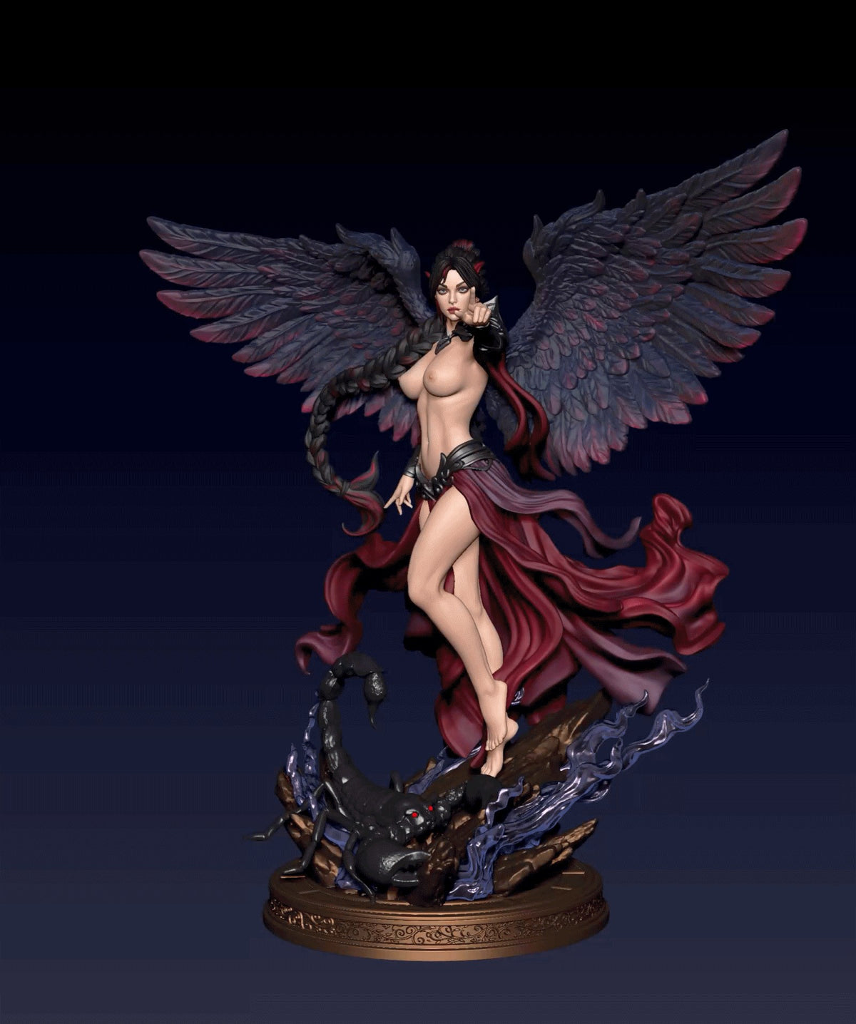 Scorpio resin figure
