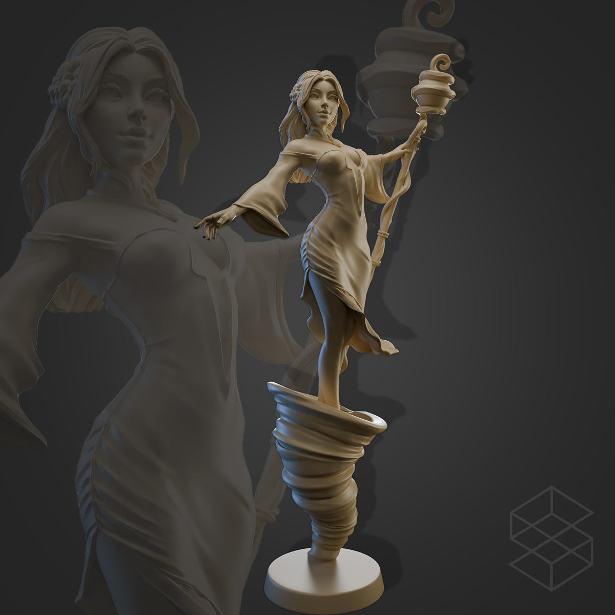 Zephira resin figure