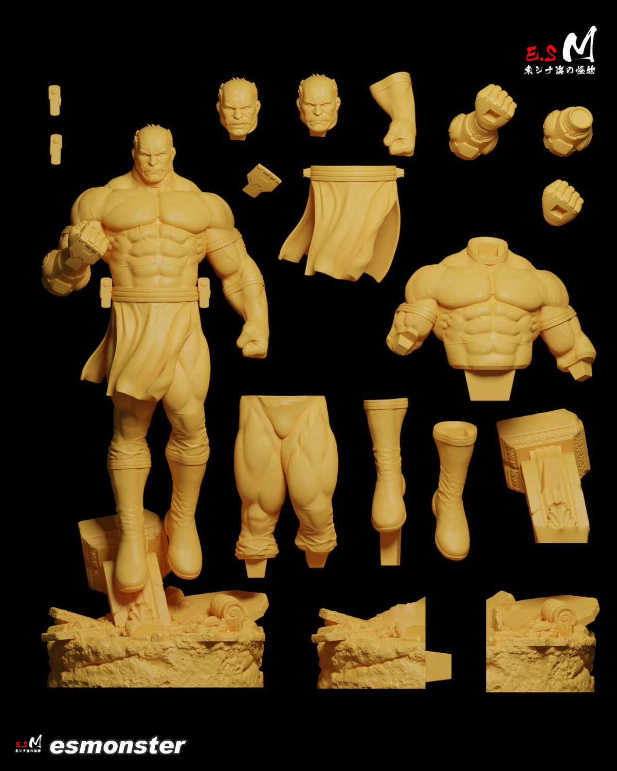 Conquest resin figure