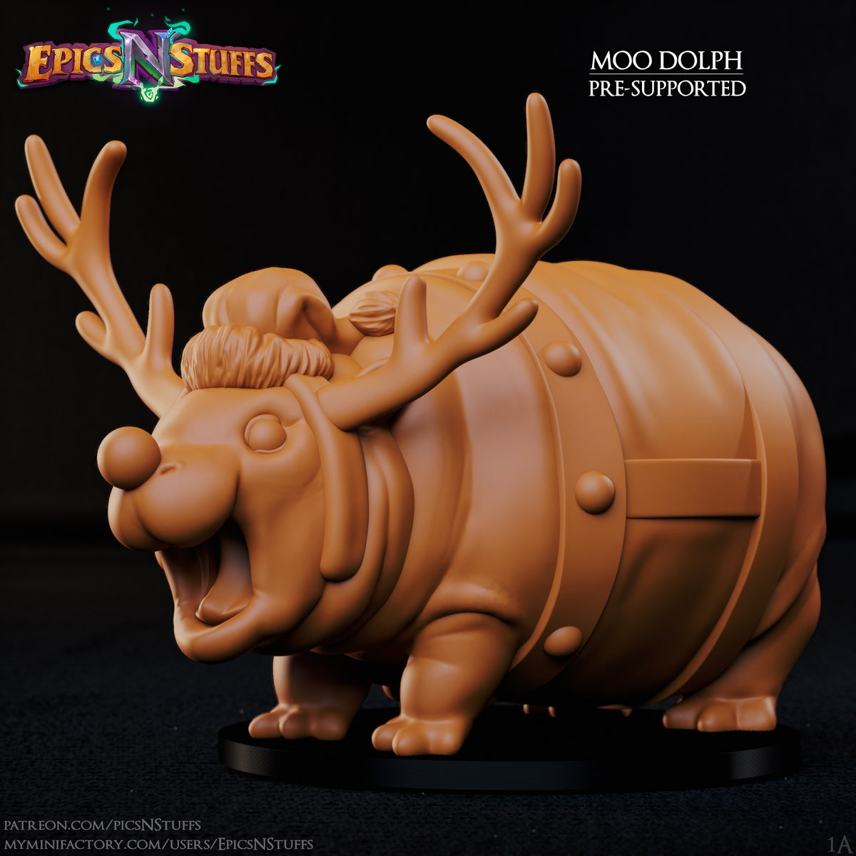 Moo Dolph resin figure