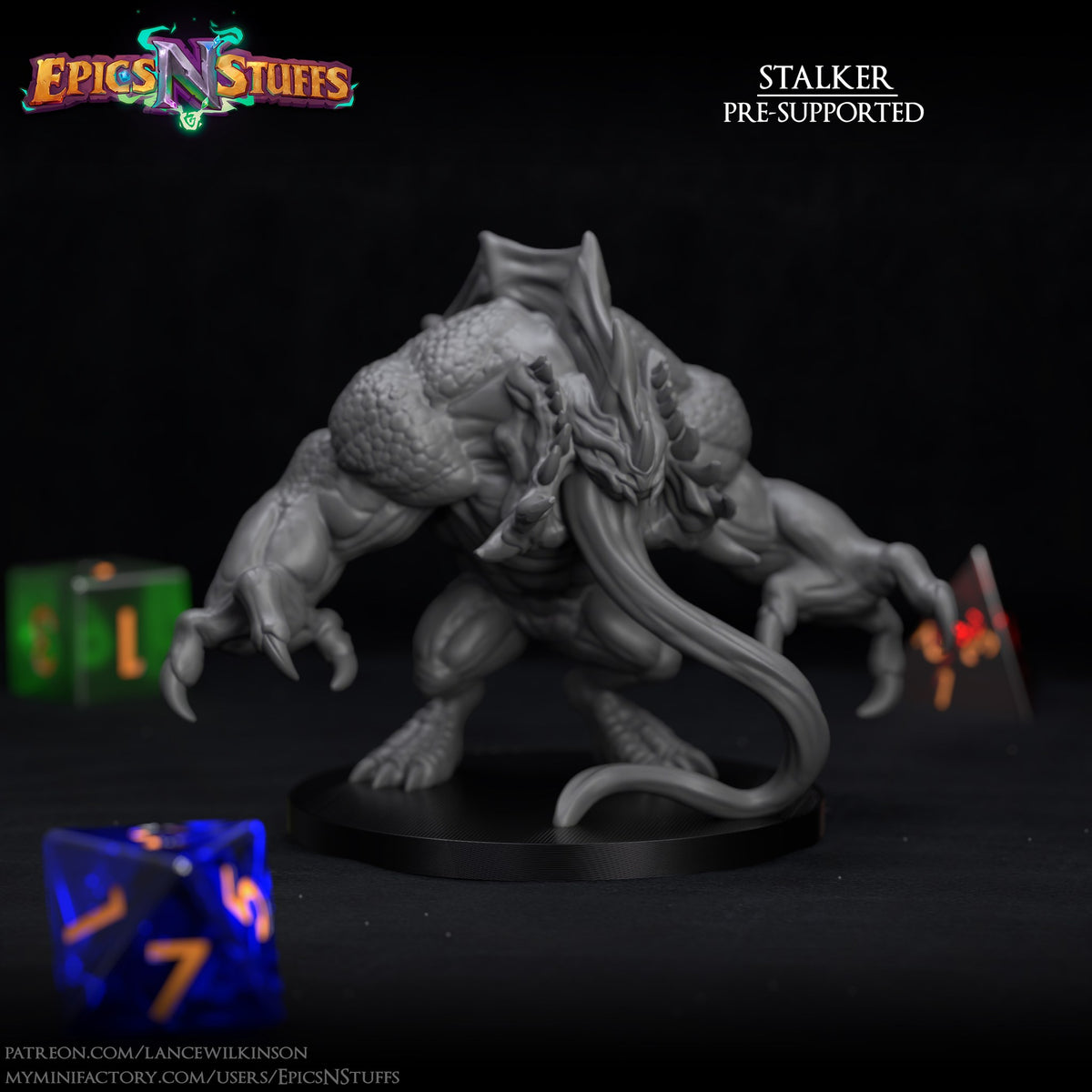 Stalker resin figure