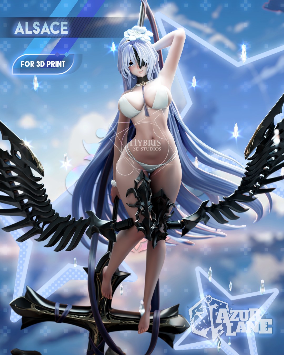 Alsace resin figure