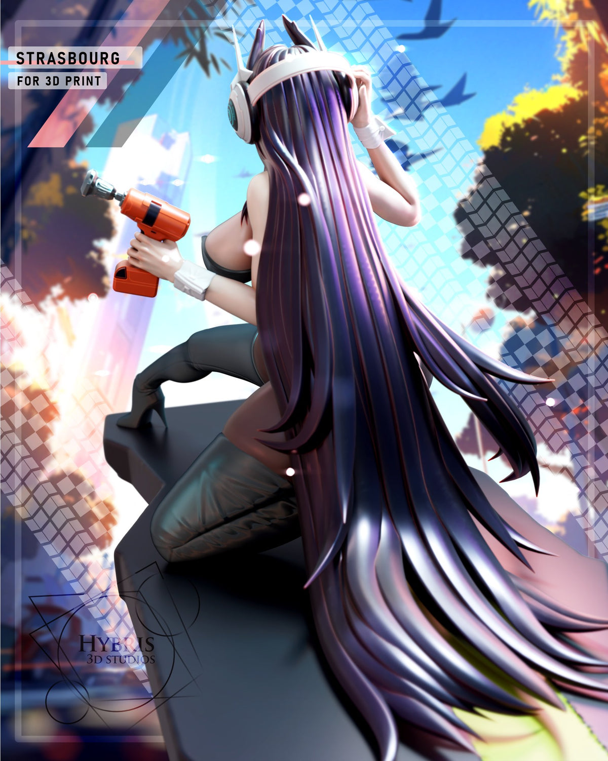 Strasbourg resin figure