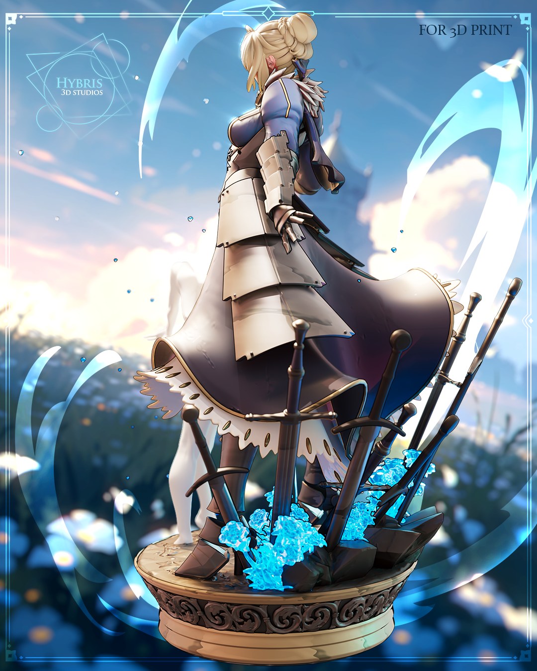Saber Athoria Pendragon resin figure