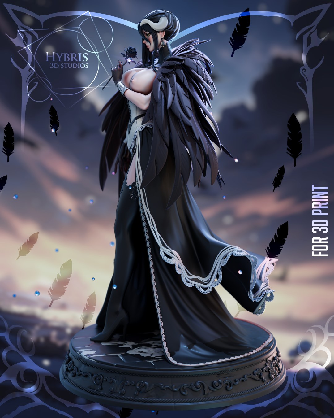 Dark Queen Albedo resin figure