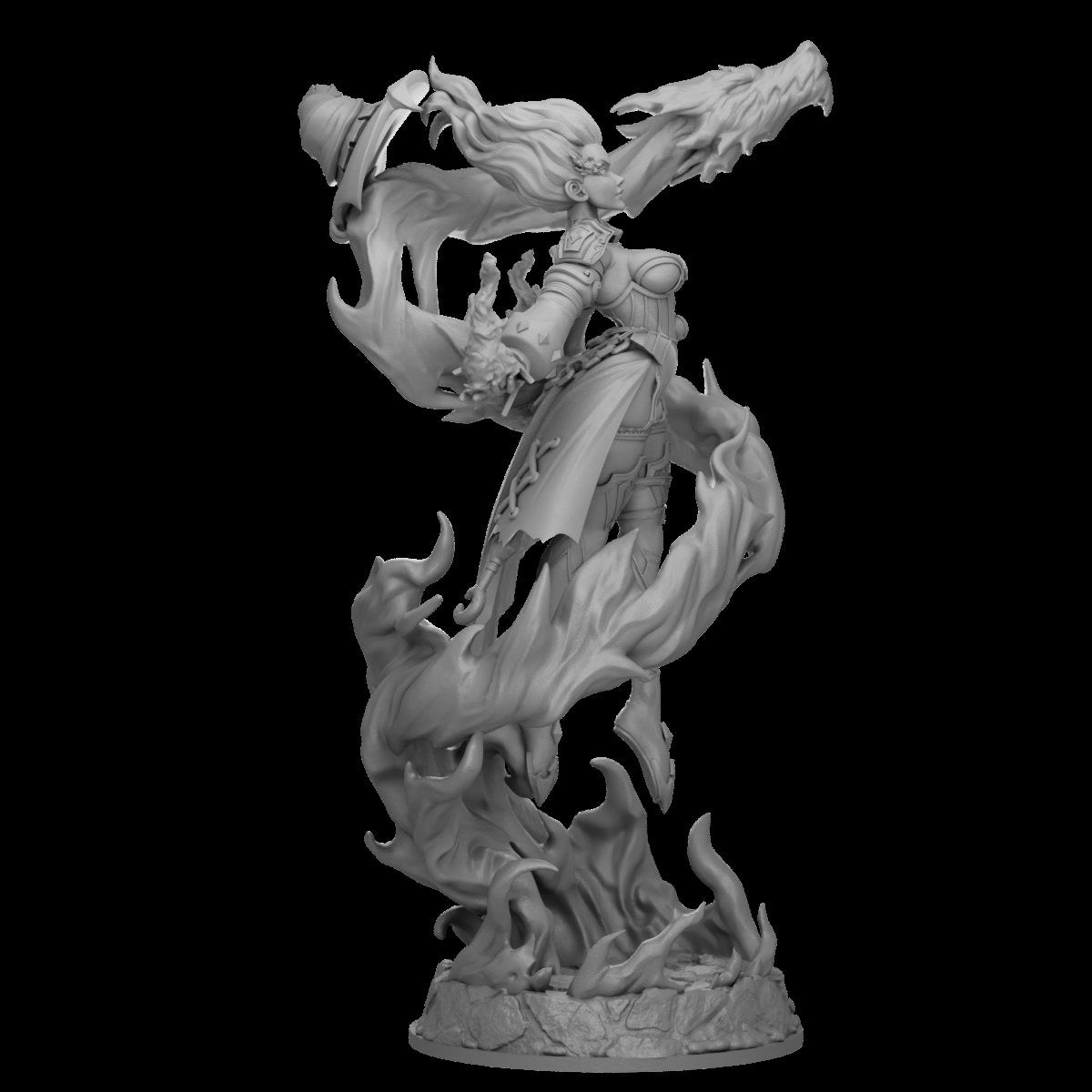 Saelum the Fiery Soul resin figure