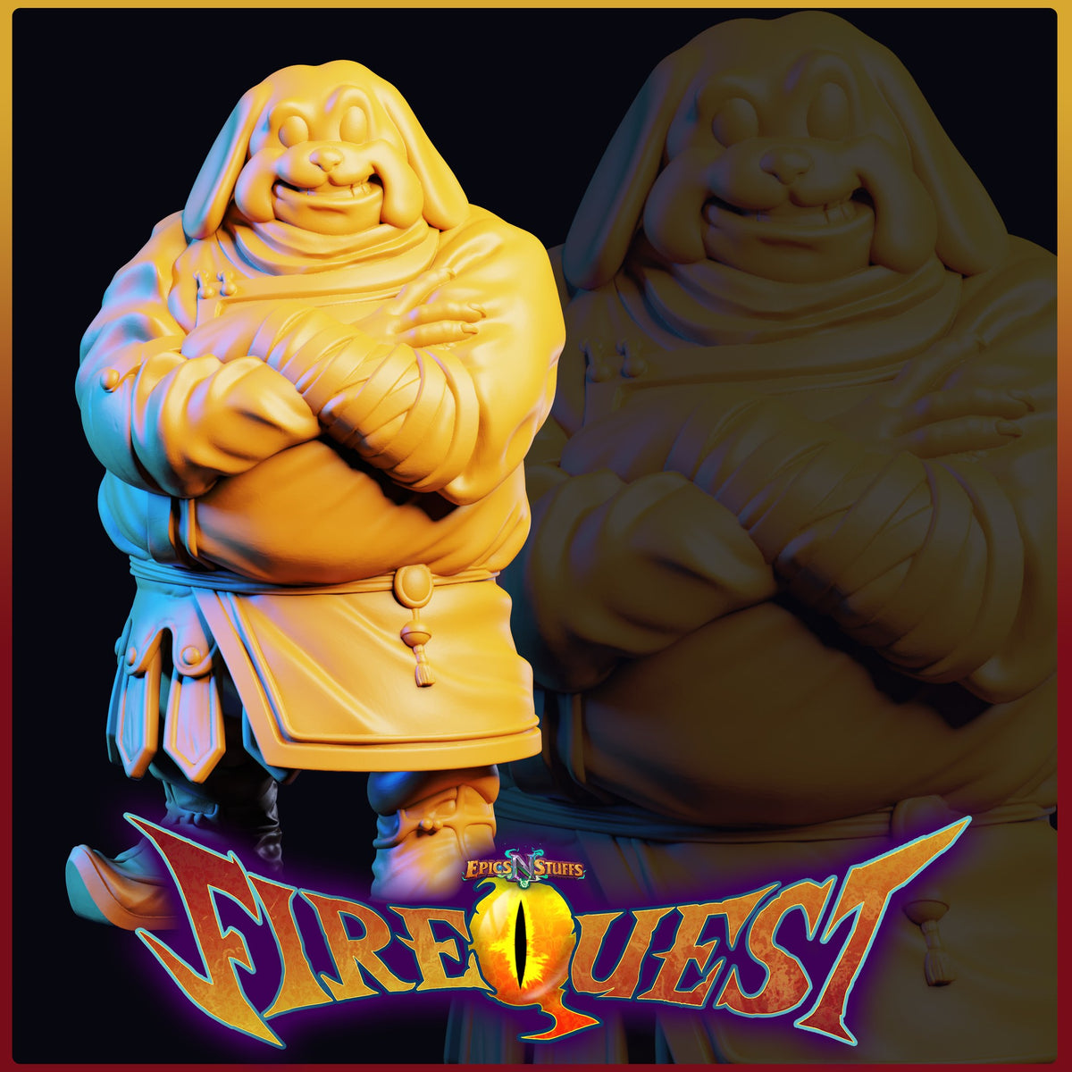 Dogman resin figure