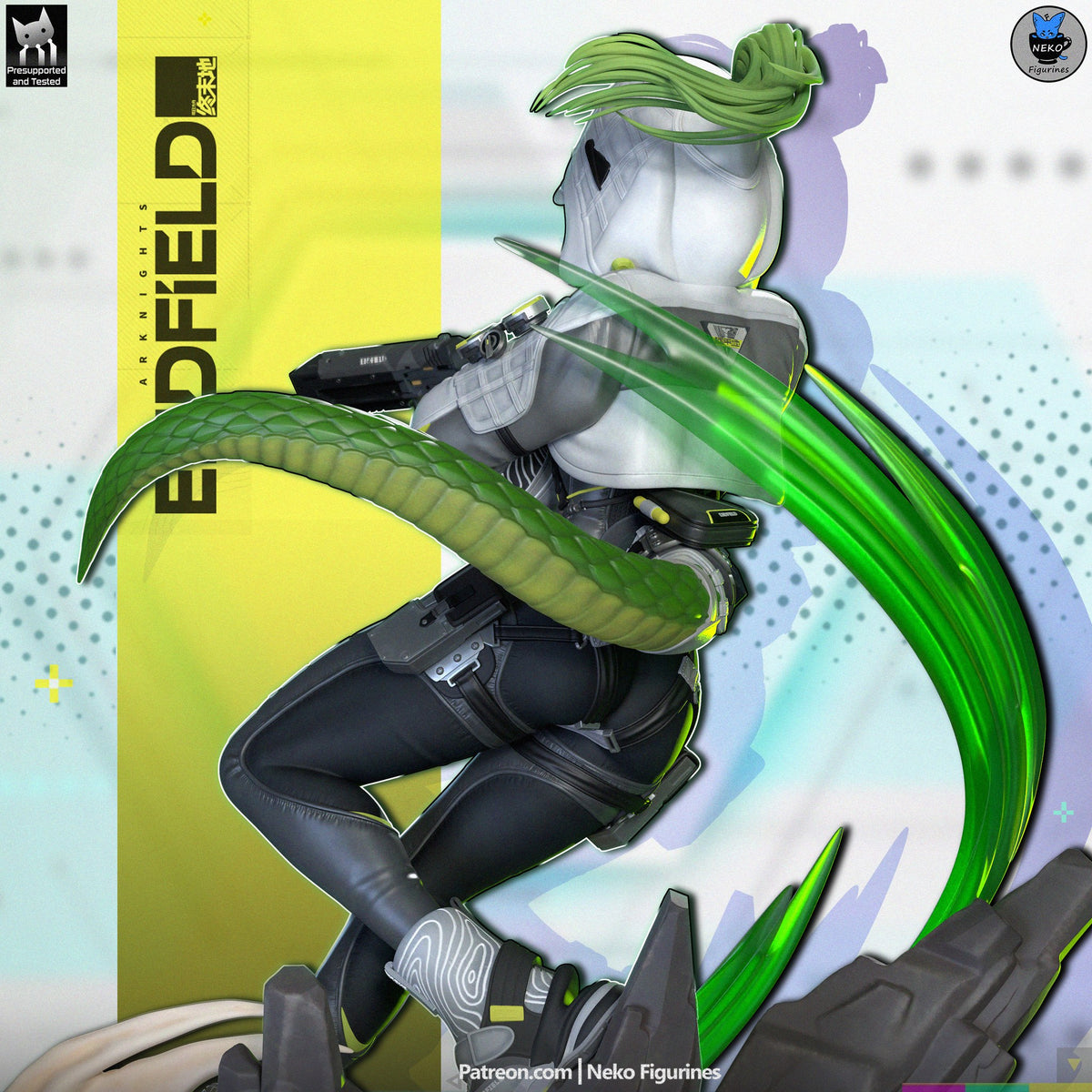 Fluorite (Arknights Enfield) resin figure