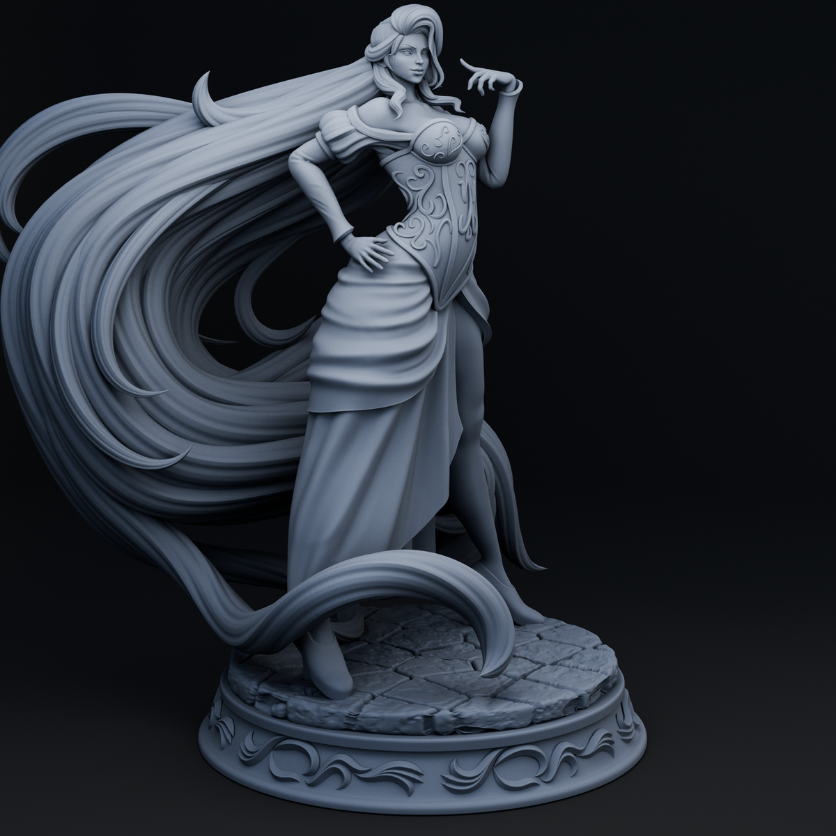 Gilded Curiosity resin figure