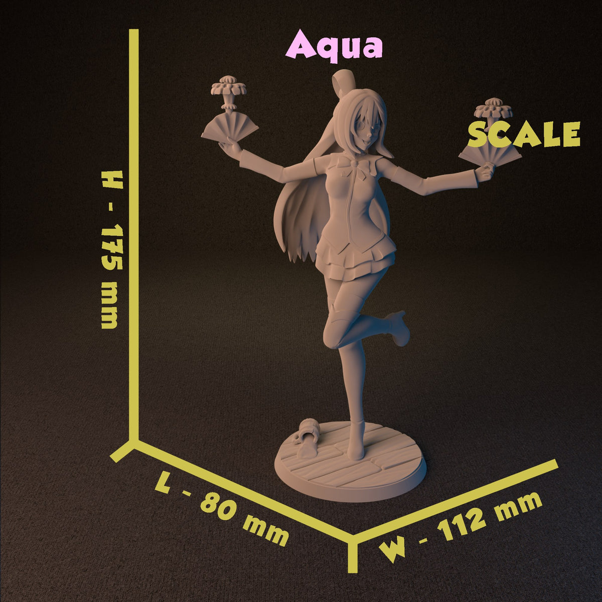 Aqua resin figure