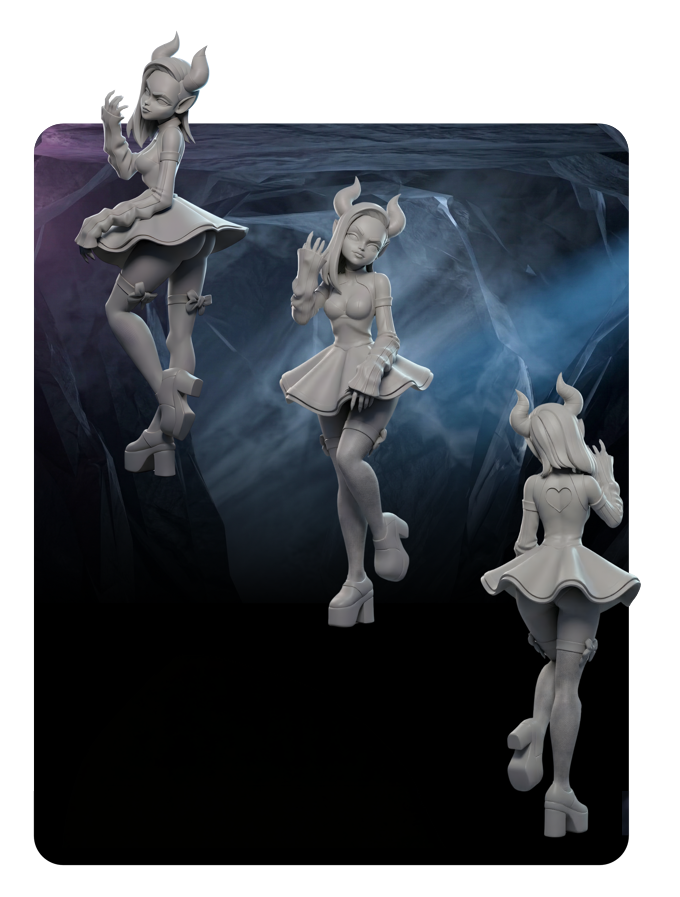 Vespera Sin resin figure