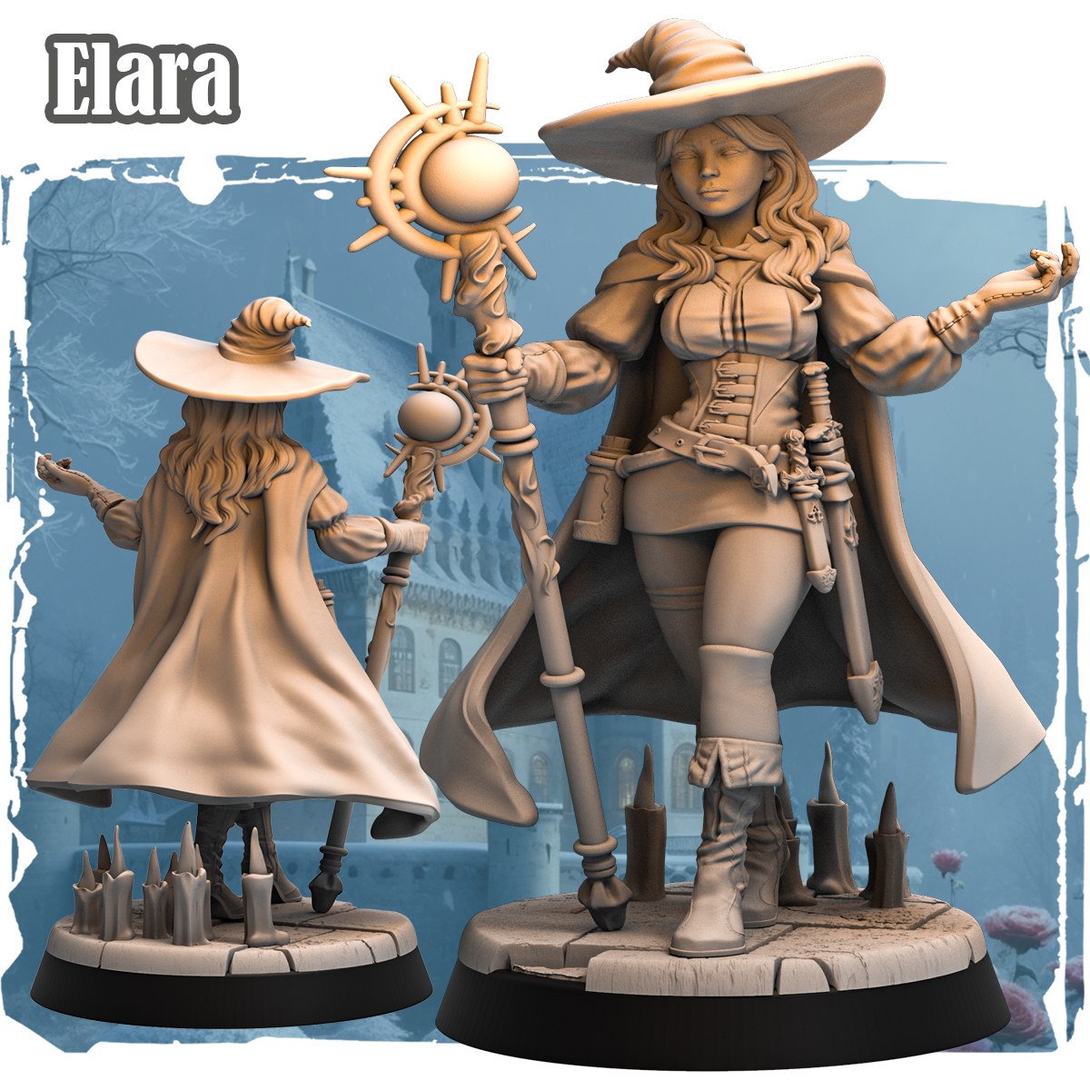 Elara resin figure