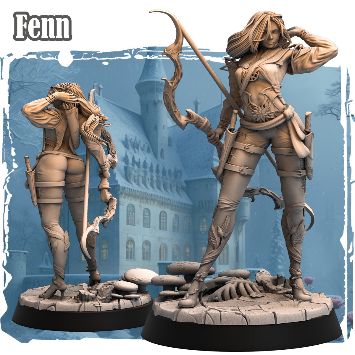 Fenn resin figure