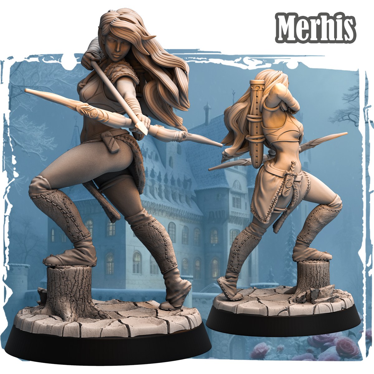 Merhis resin figure