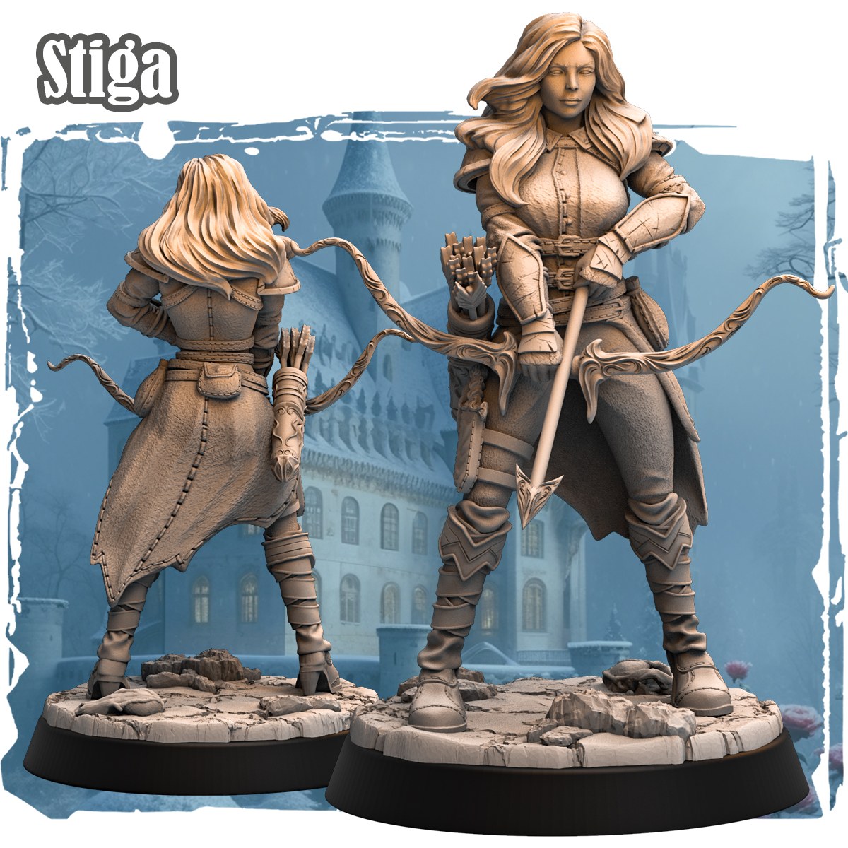 Stiga resin figure