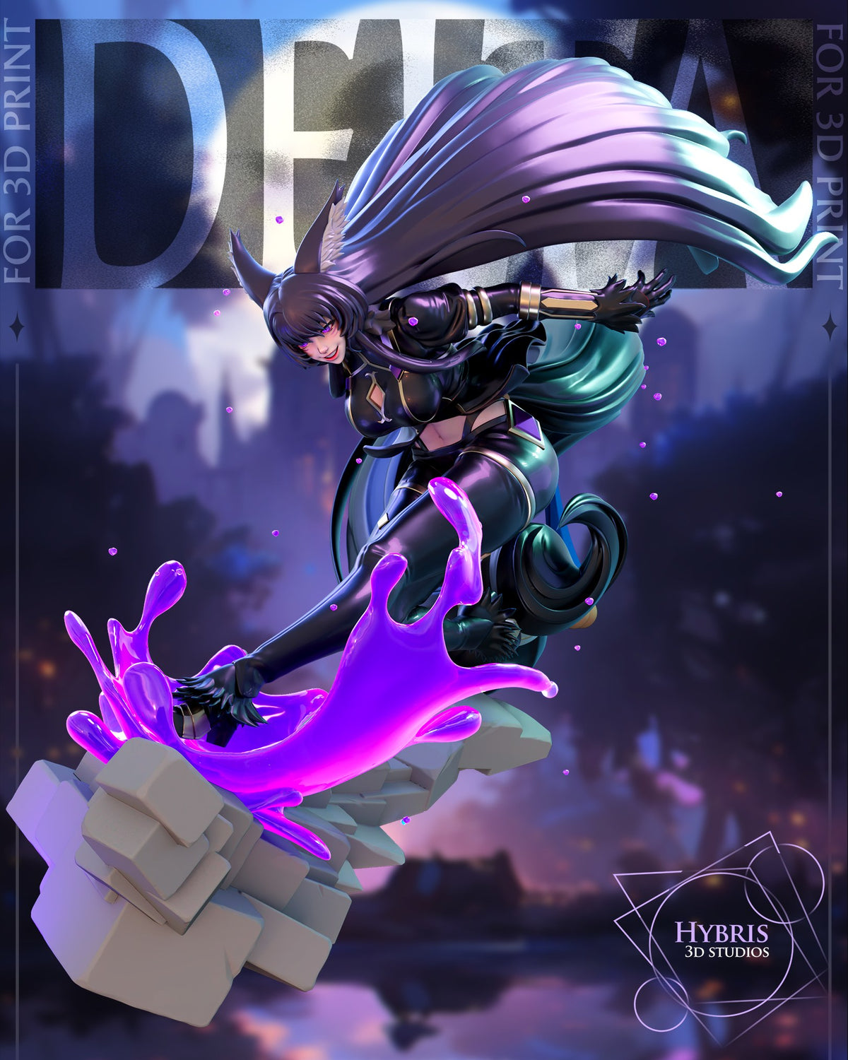 Delta resin figure
