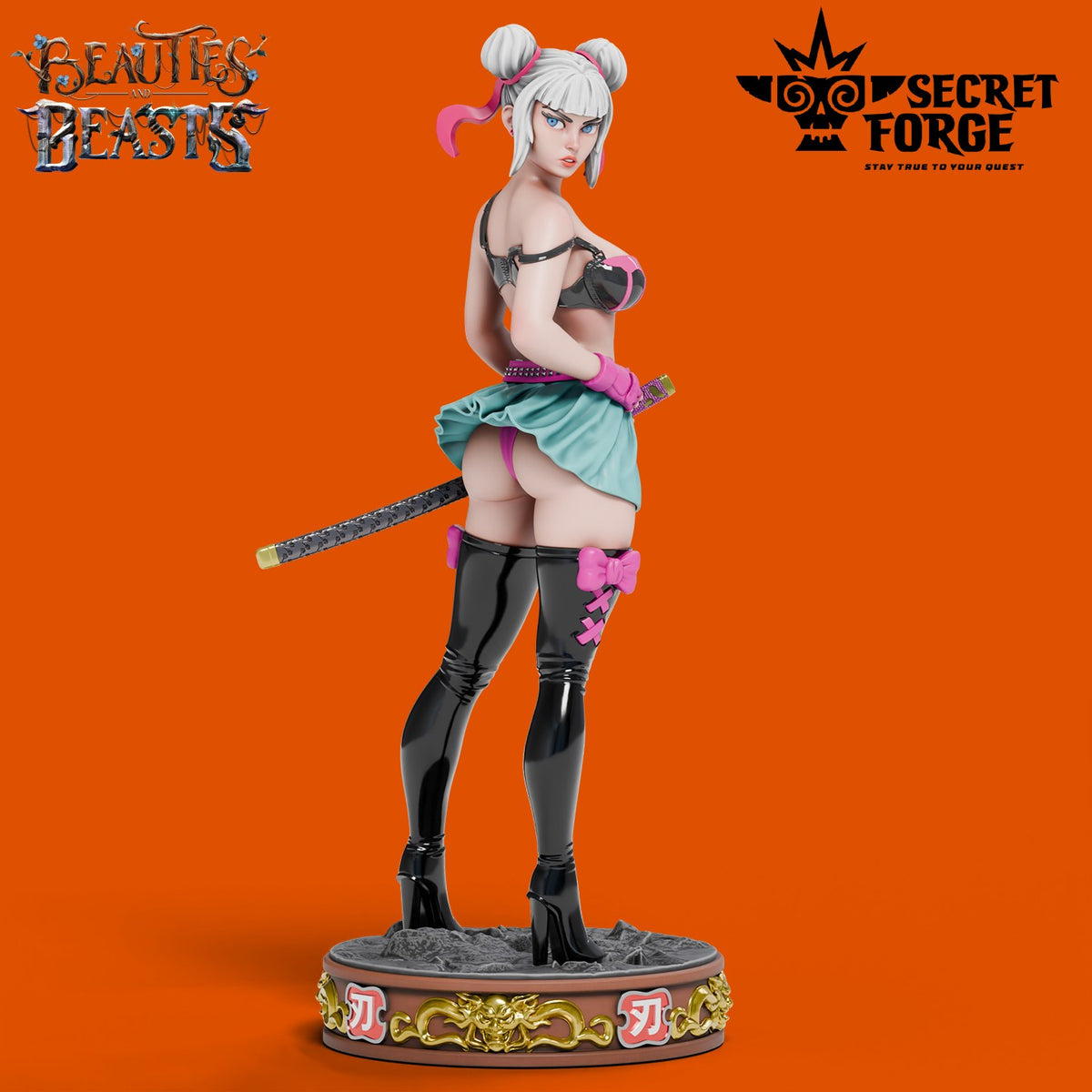 Ren resin figure