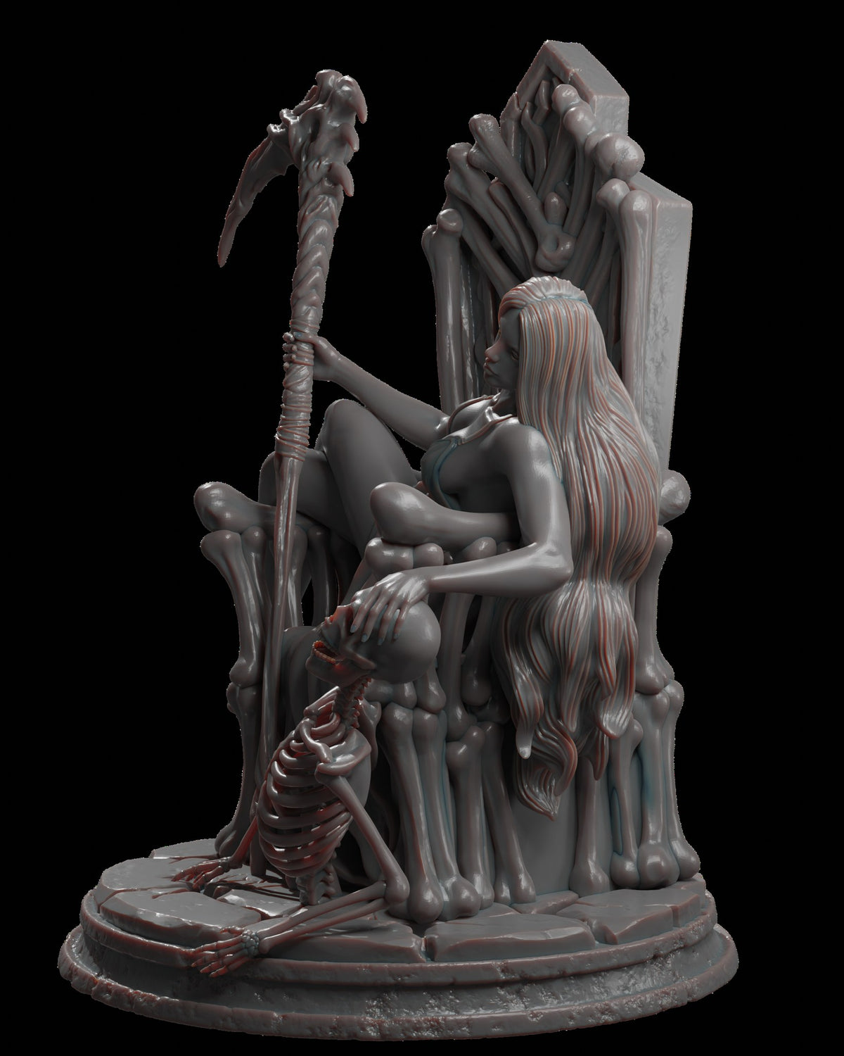 Goddess of Necromancy resin figure