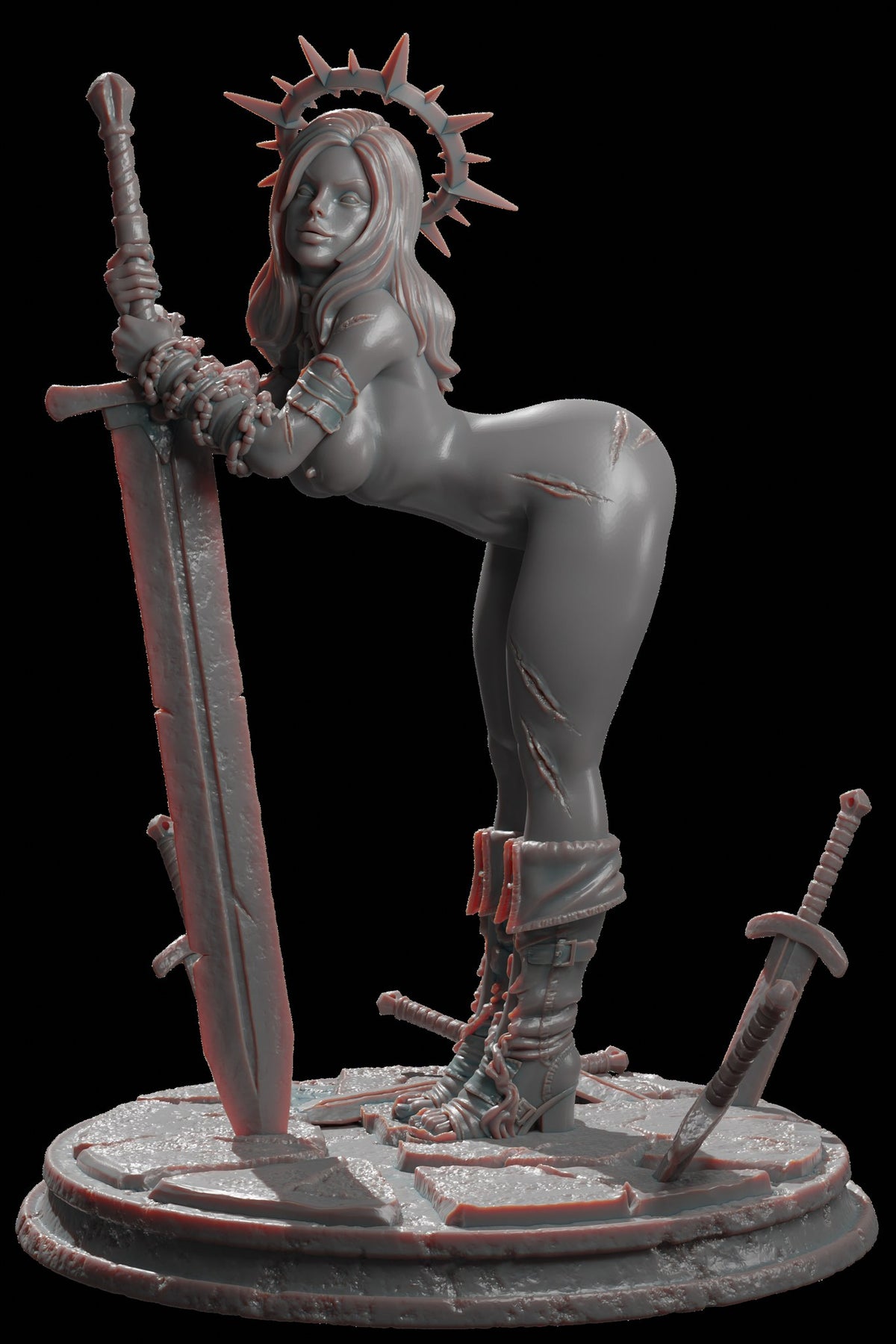 Goddess of Pain resin figure