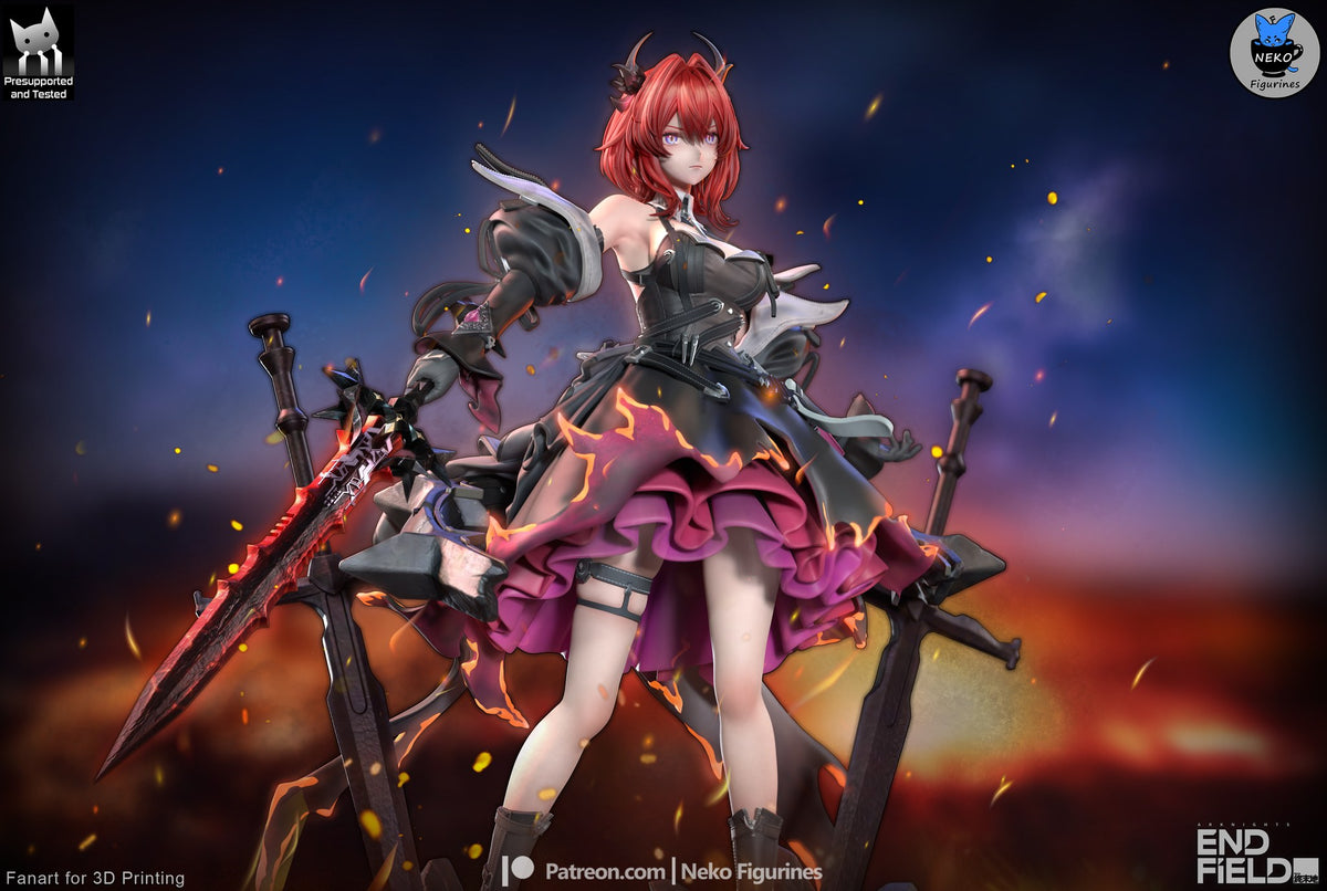 Laevatain (Arknights Enfield) resin figure
