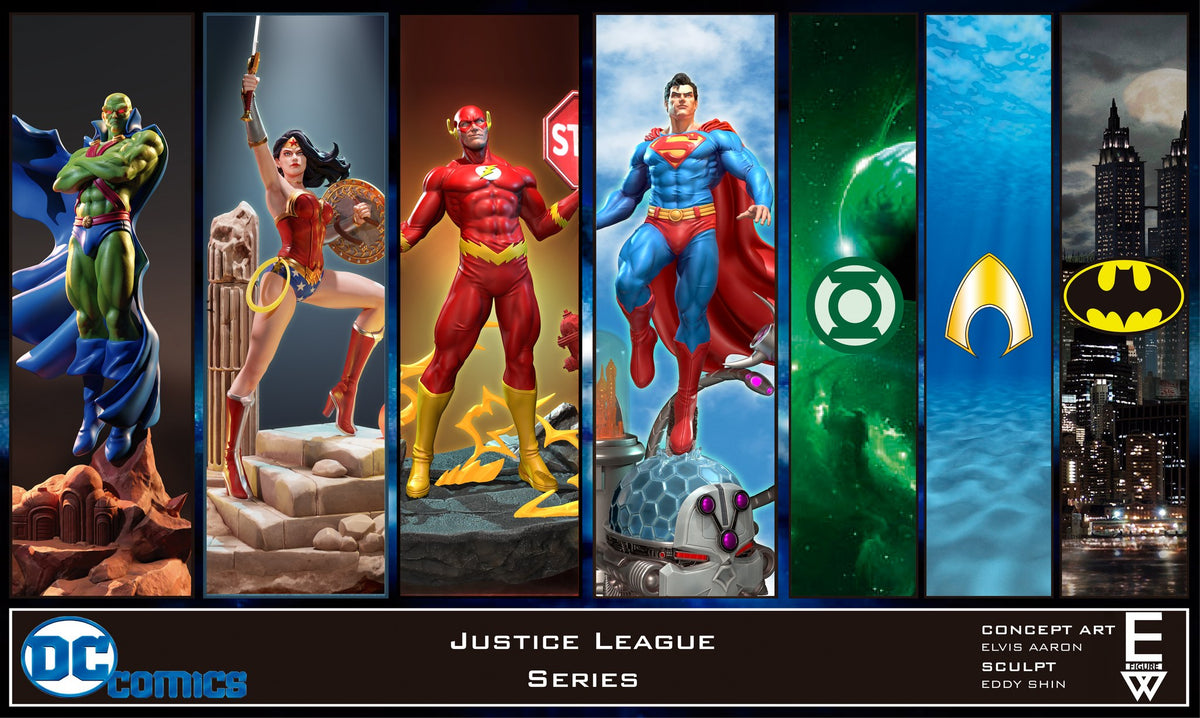 Superman resin figure
