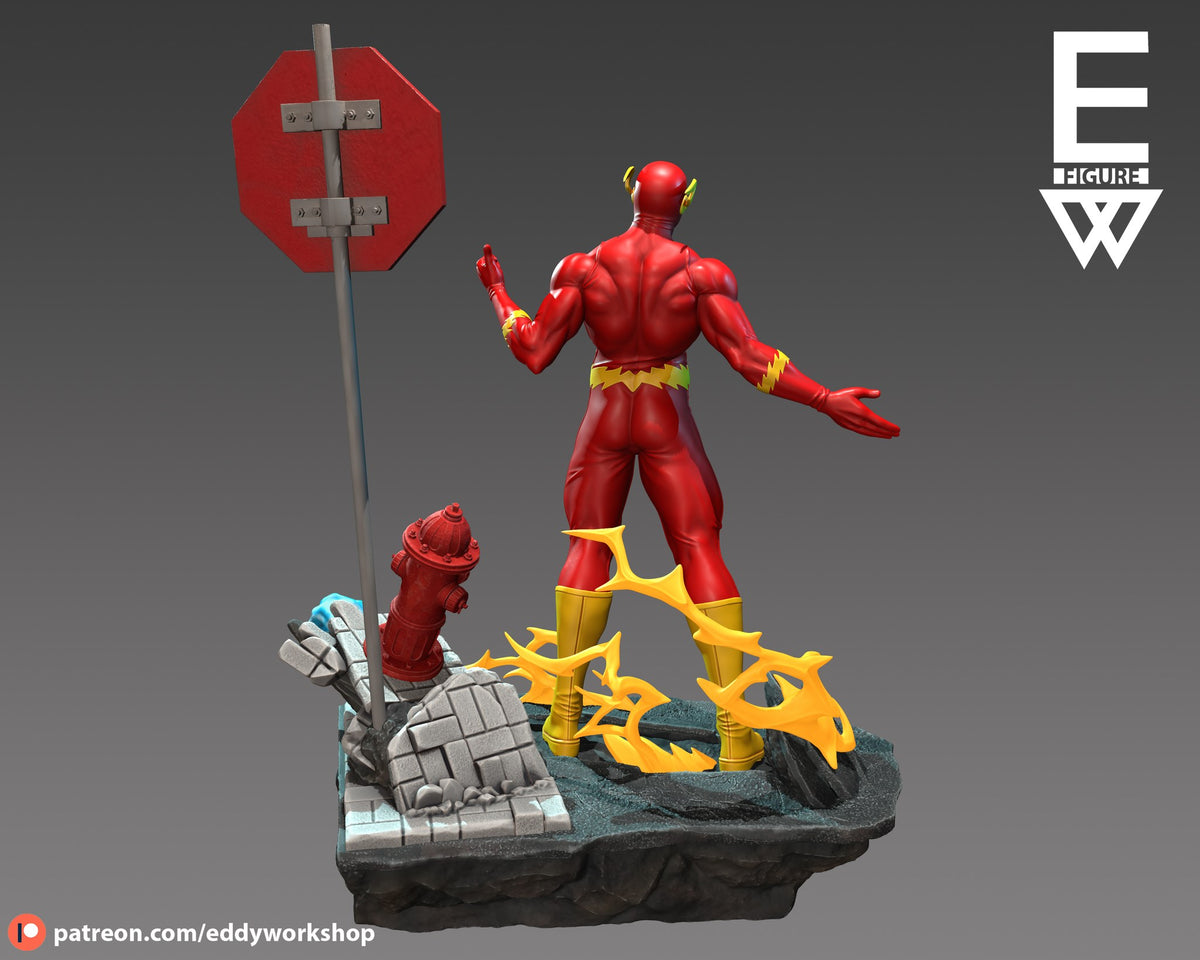 The Flash resin figure