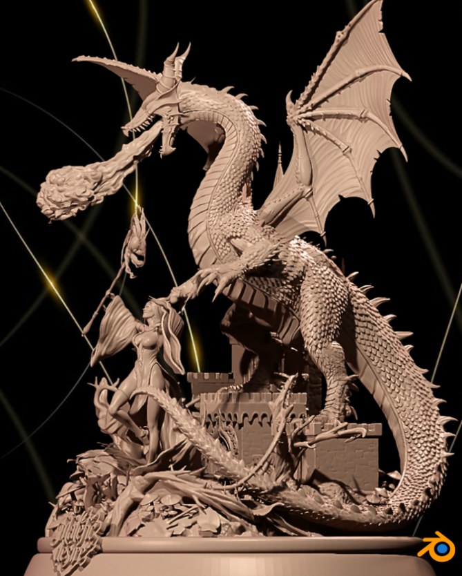 Malefic Desire (Dark Ascension) resin figure