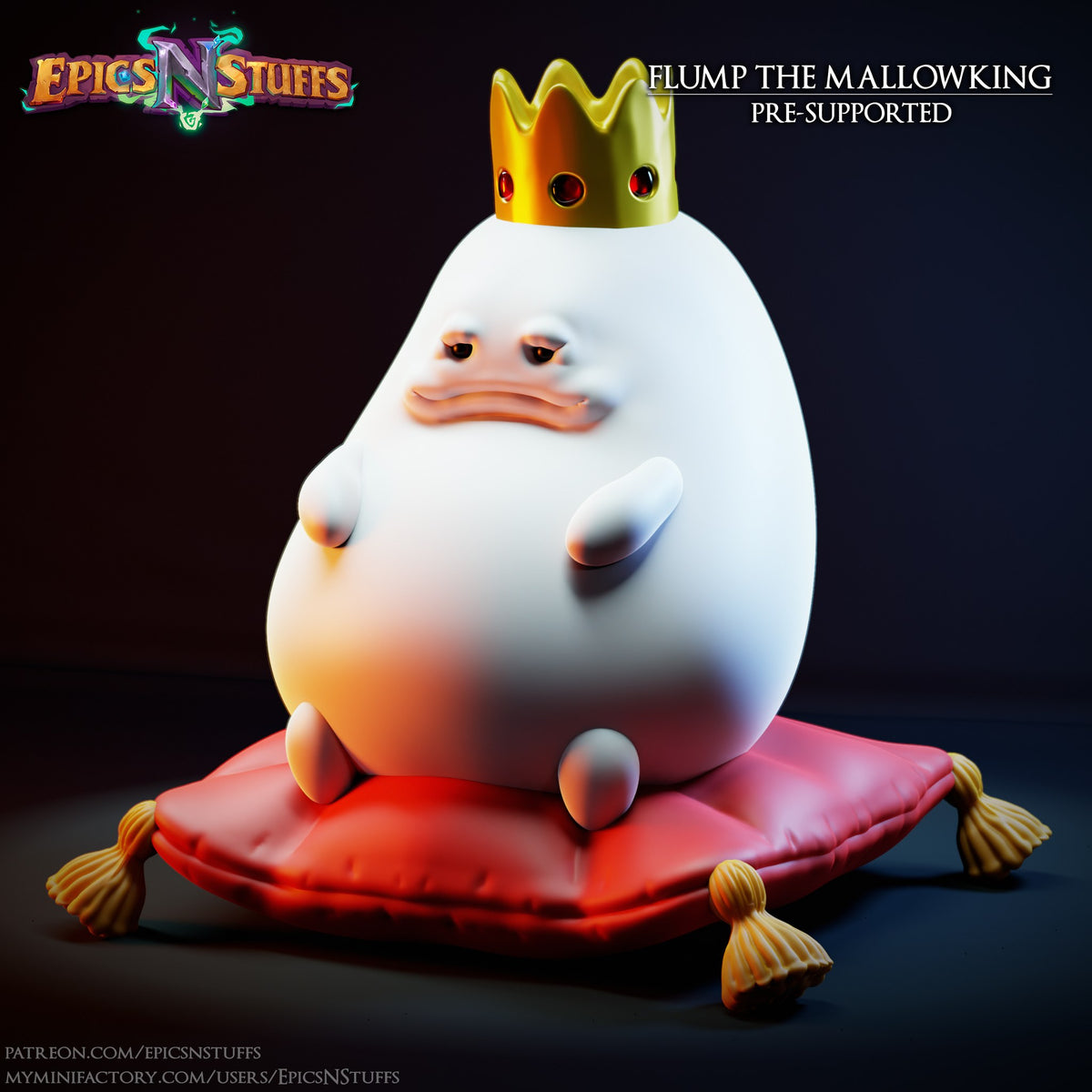 Flump the Mallowking resin figure