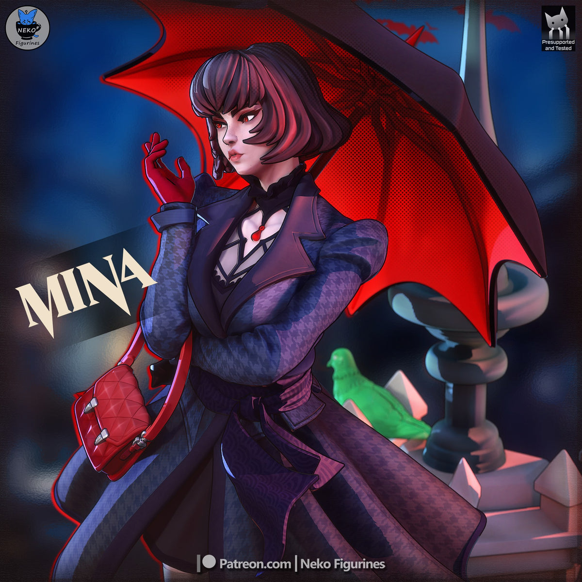 Mina (Deadlock) resin figure