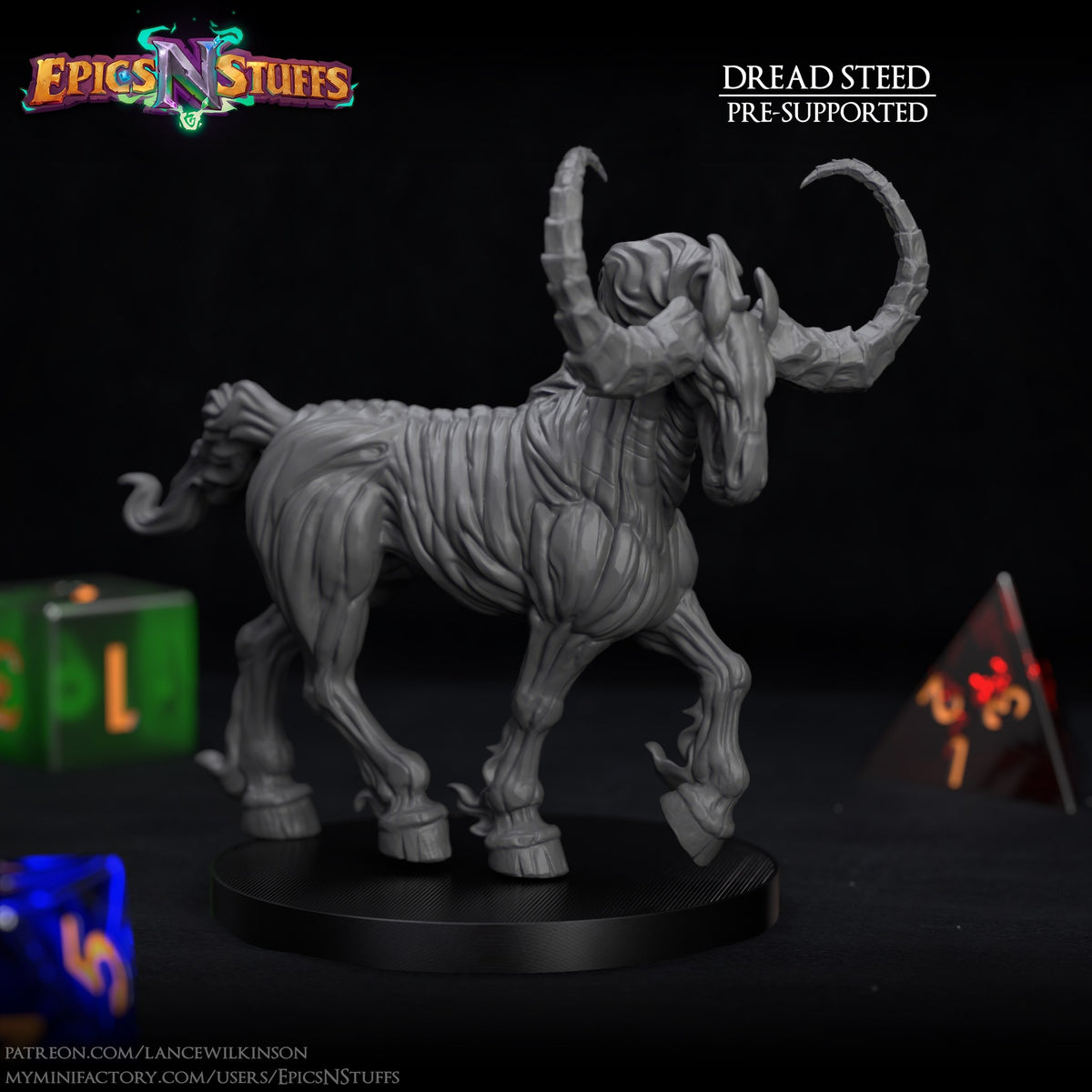 Dread Steed resin figure